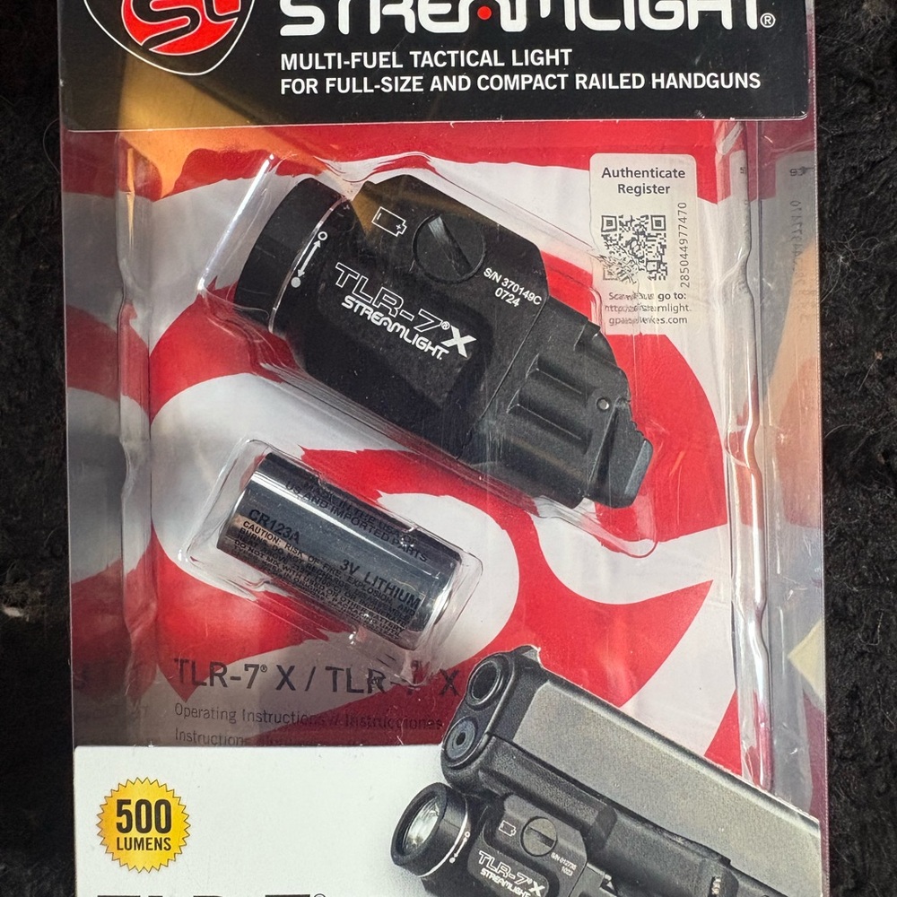 TLR-7X Tactical Light - Black
LAST ONE!!!! MAKE OFFER!!!!!!
